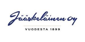 Jääskeläinen Oy Logo sekä slogan: "Vuodesta 1899"