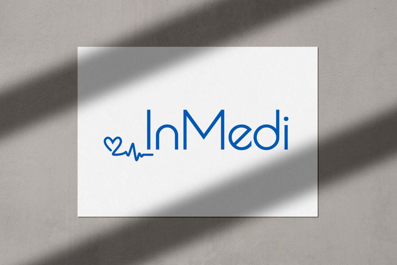 InMedi-logosuunnittelu – Luovien Agenttien Toimisto Oy